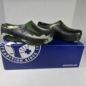 *NEW* Kids Unisex Birkenstock Super Birki Camo Slip On Clogs Mules EU30 US12